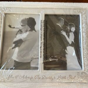 New Roman Inc “You’ll Always Be Daddy’s Little Girl” Porcelain Wedding Frame